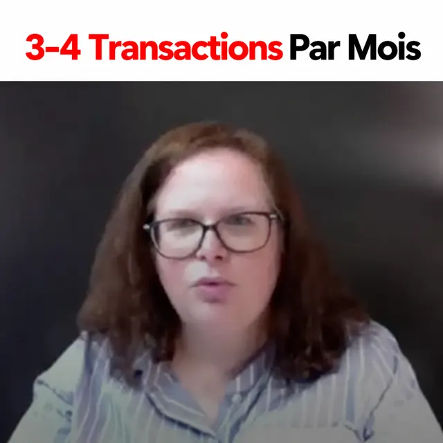 Courtier immobilier — 3–4 transactions par mois
